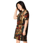 DMV 0256 Retro Art T-shirt dress