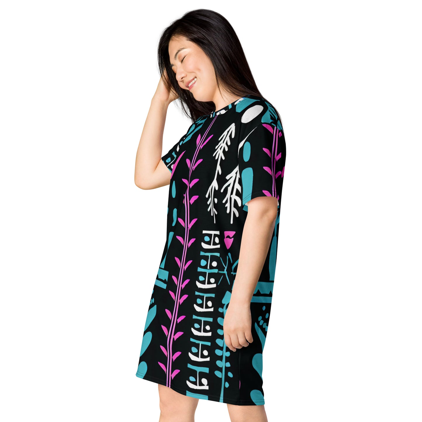 DMV 0122 Boho T-shirt dress