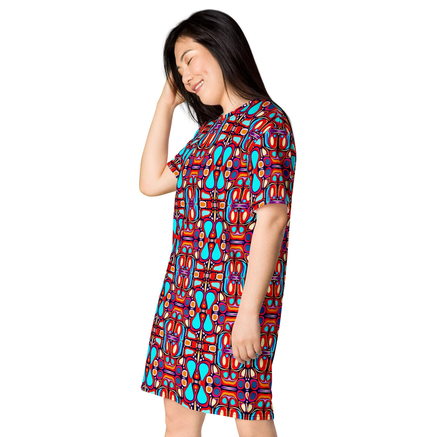 DMV 0094 Vintage Artsy T-shirt dress