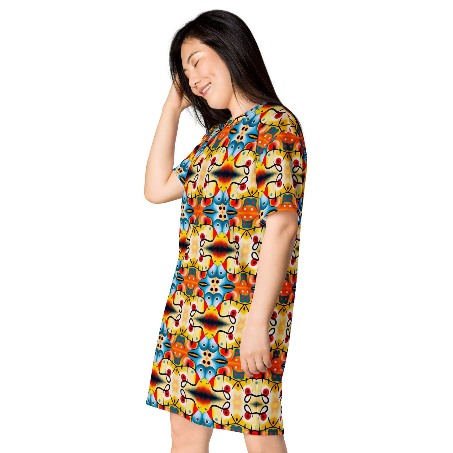 DMV 0103 Vintage Artsy T-shirt dress