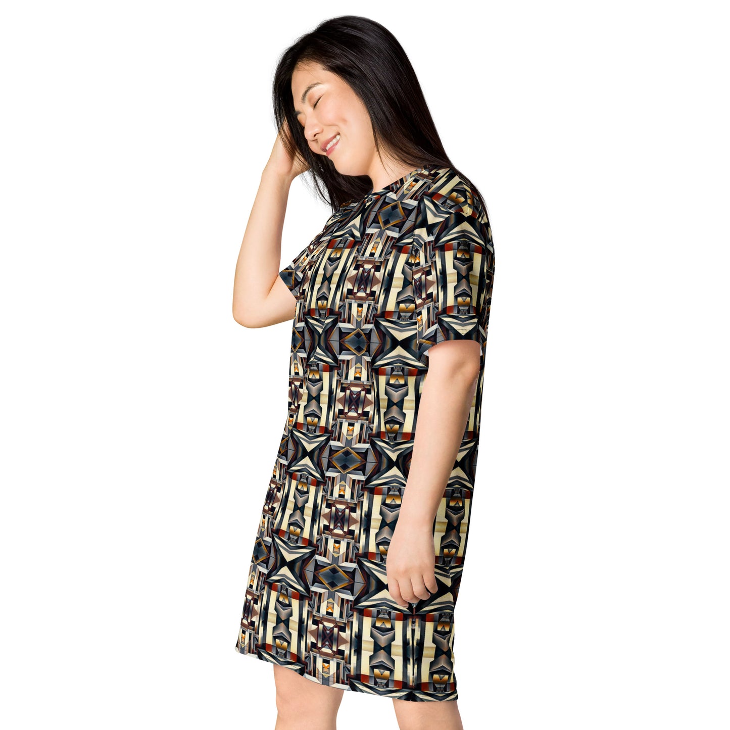 DMV 0133 Conceptual Artsy T-shirt dress