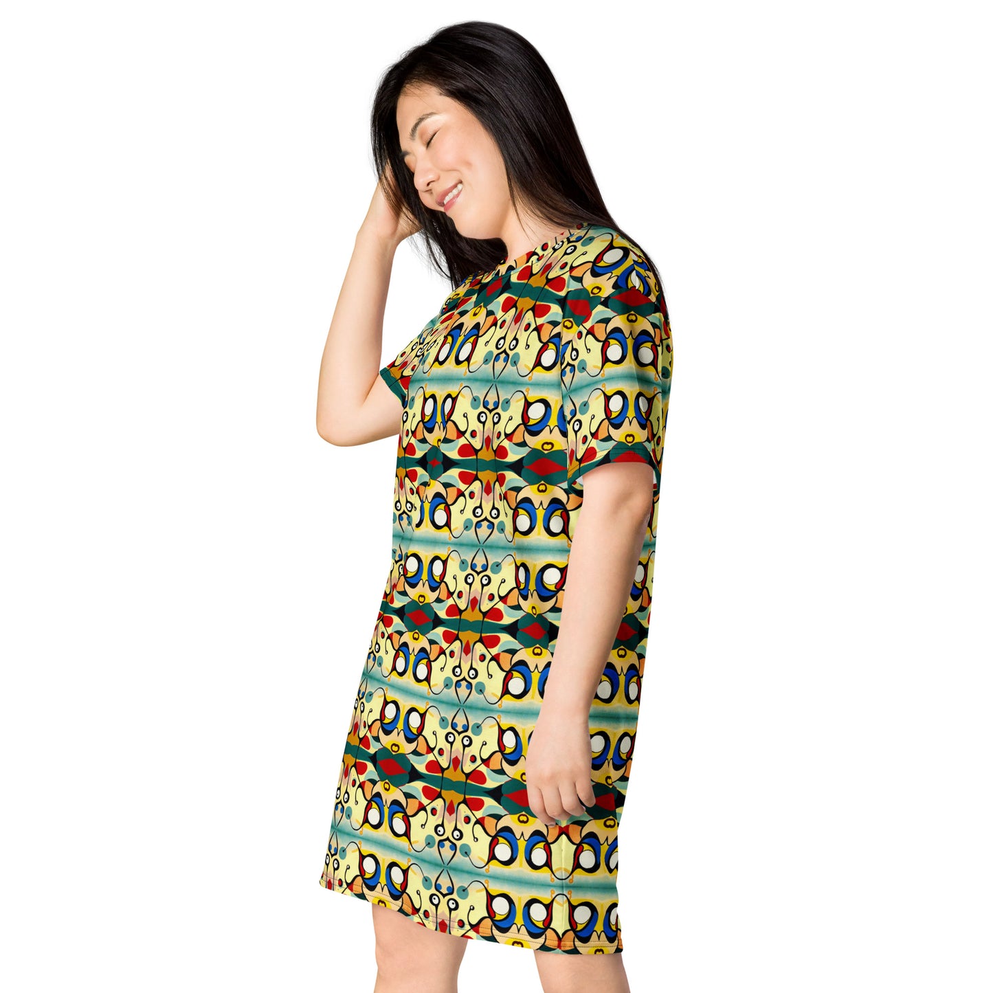 DMV 0405 Vintage Artsy T-shirt dress