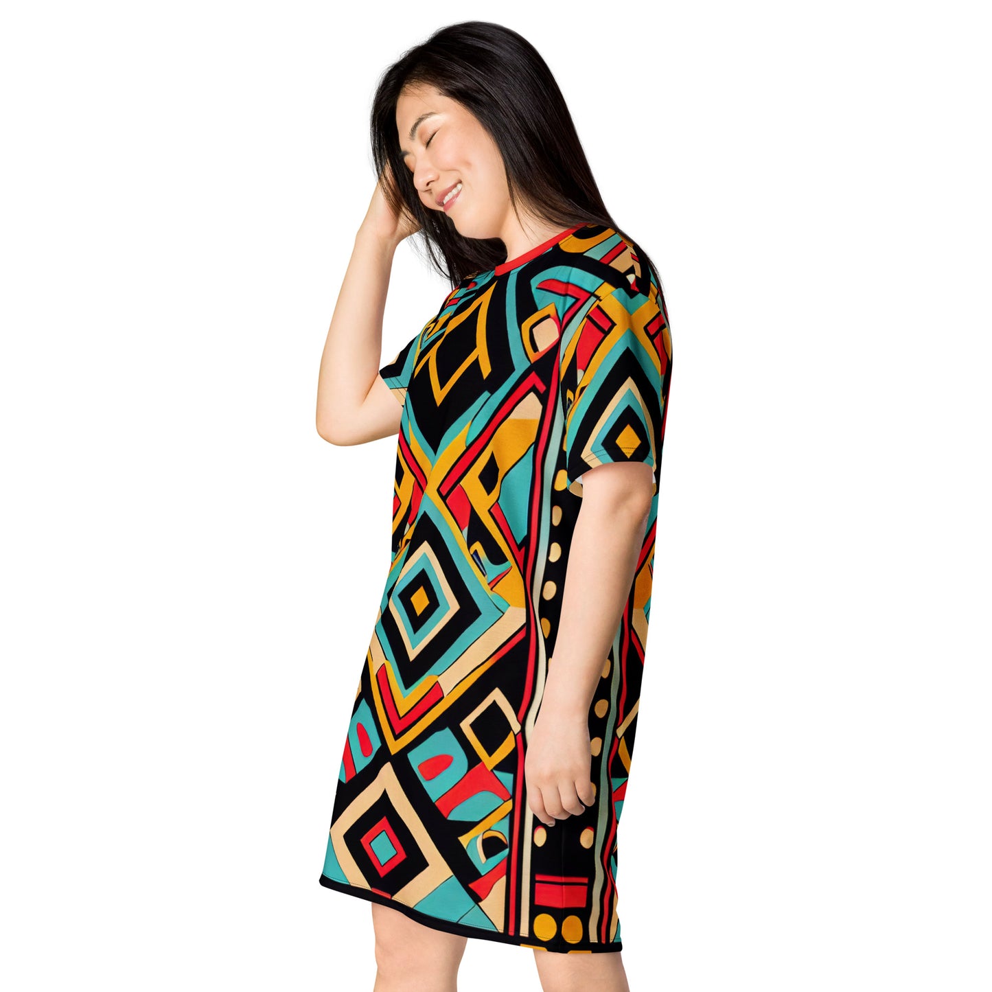 DMV 0155 Boho T-shirt dress