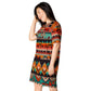 DMV 0415 Boho T-shirt dress