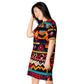 DMV 0409 Boho T-shirt dress