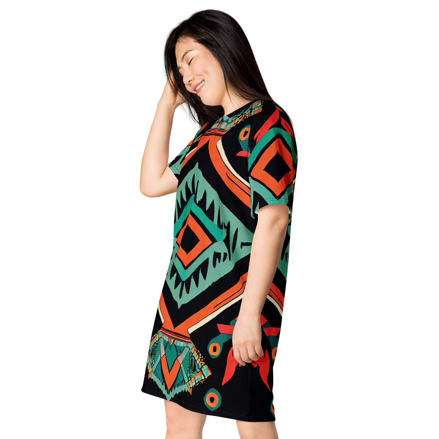 DMV 0154 Boho T-shirt dress