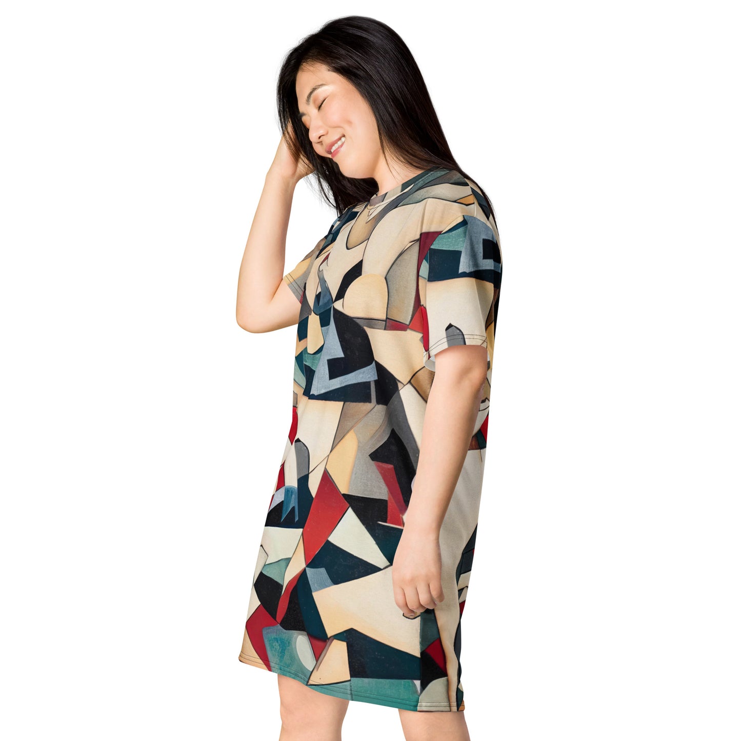 DMV 0508 Abstract Art T-shirt dress