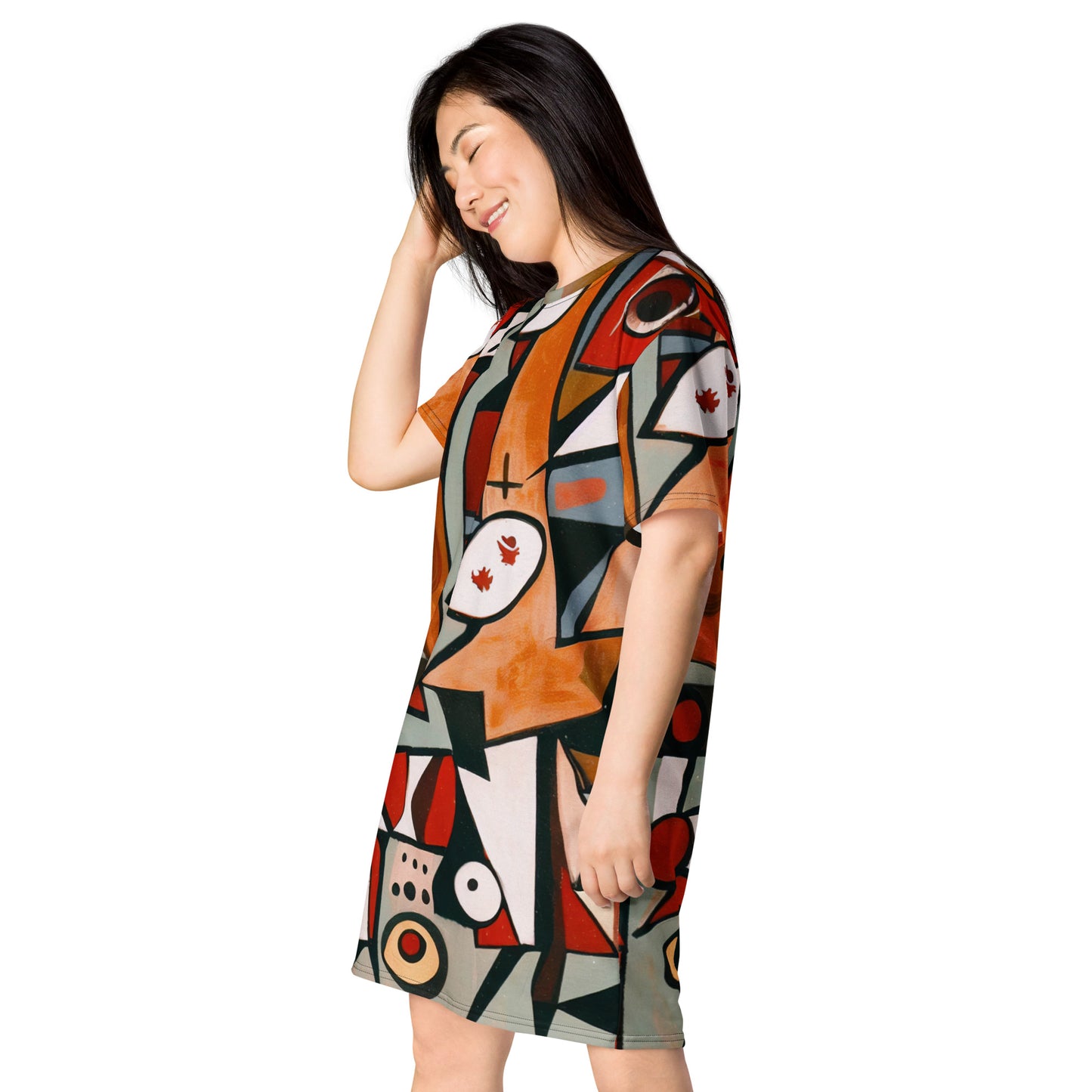 DMV 0522 Retro Art T-shirt dress