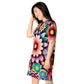 DMV 0515 Floral T-shirt dress