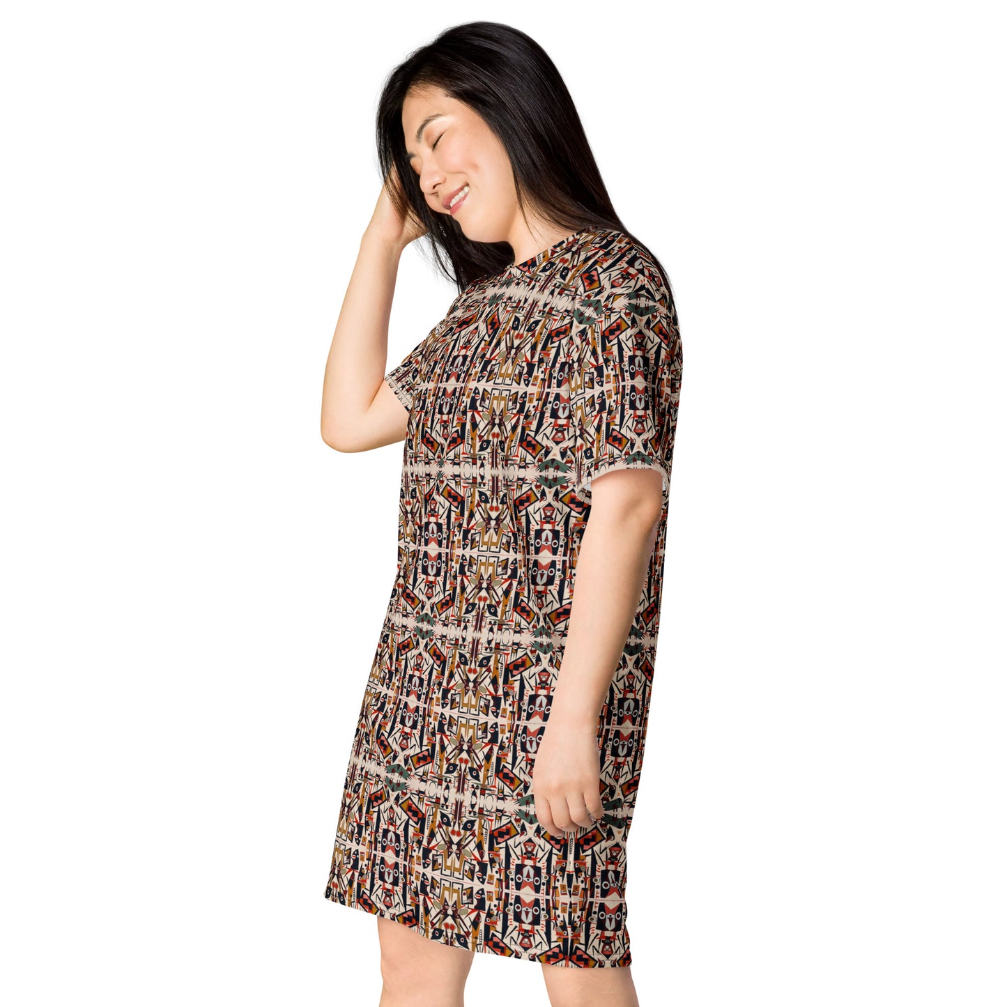 DMV 0432 Classic Boho T-shirt dress