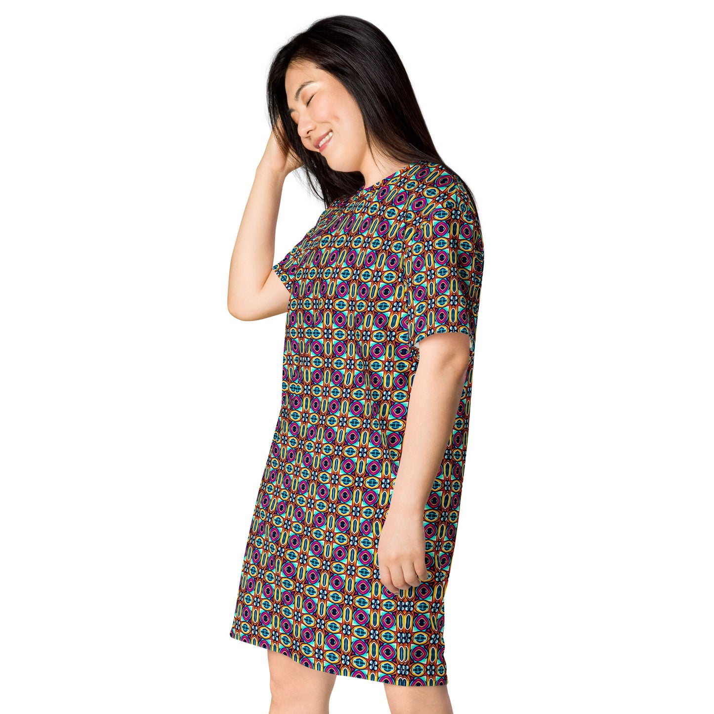 DMV 0347 Chic Boho T-shirt dress