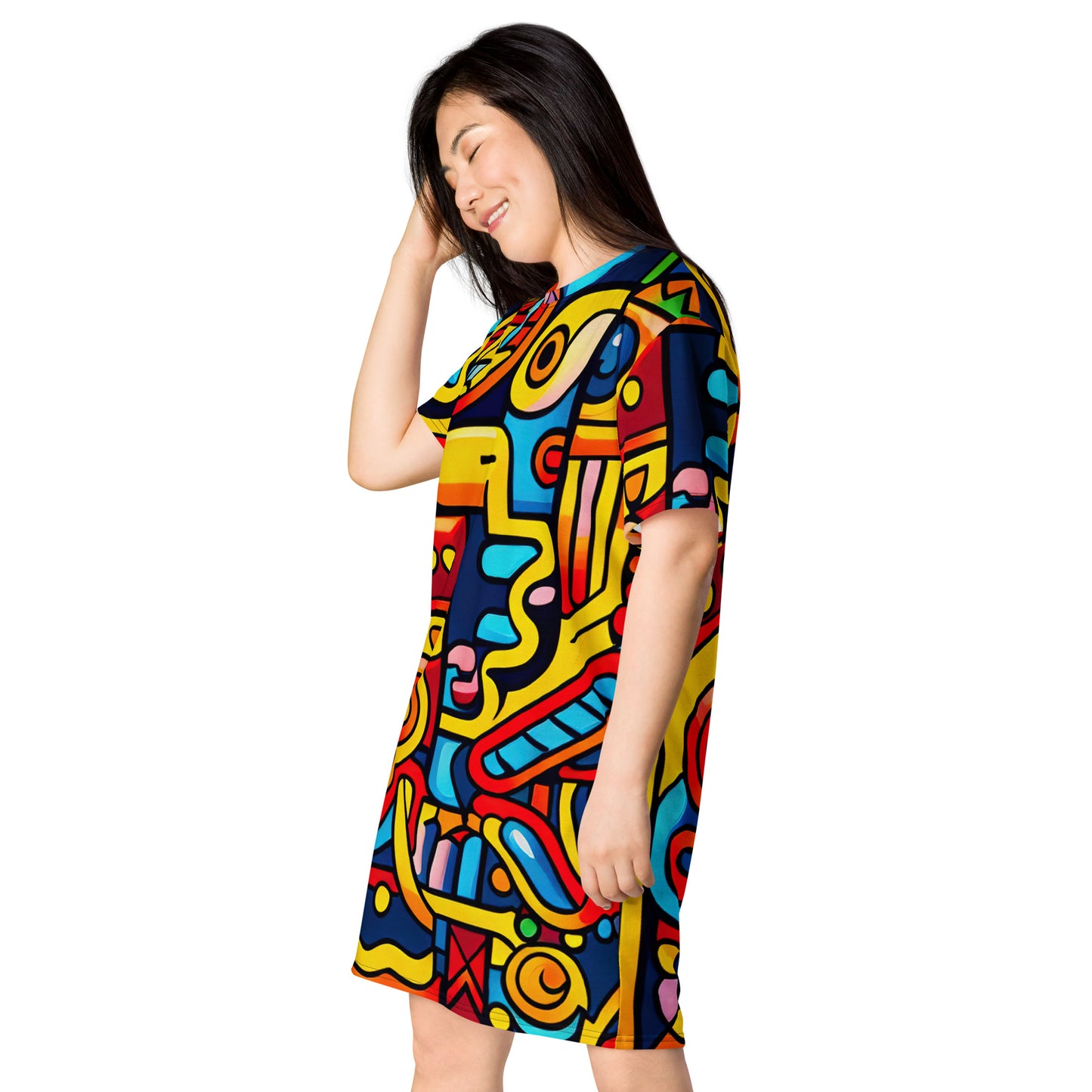 DMV 0397 Psy Art T-shirt dress