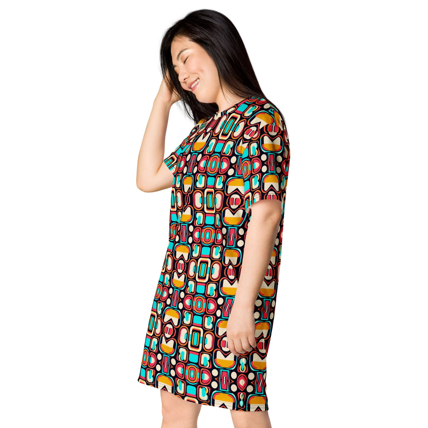 DMV 0933 Vintage Artsy T-shirt dress