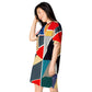 DMV 1876 Abstract Art T-shirt dress