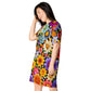 DMV 0860 Floral T-shirt dress