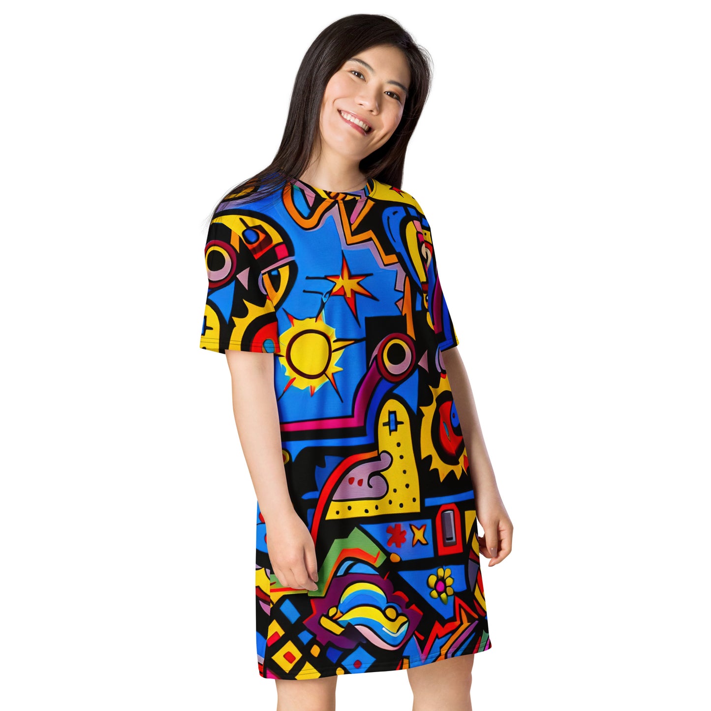 DMV 0235 Psy Art T-shirt dress