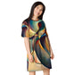 DMV 0243 Abstract Art T-shirt dress