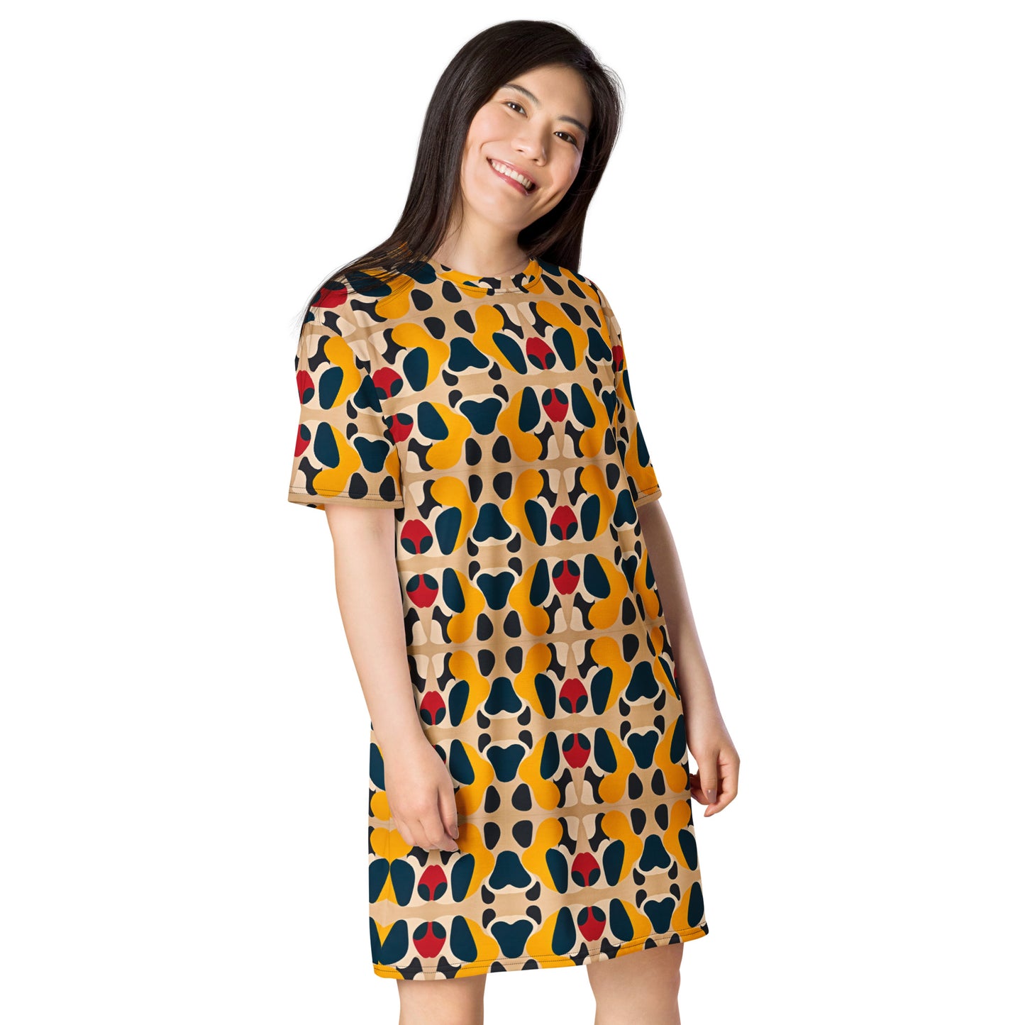 DMV 0236 Vintage Artsy T-shirt dress