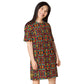 DMV 0249 Psy Artsy T-shirt dress