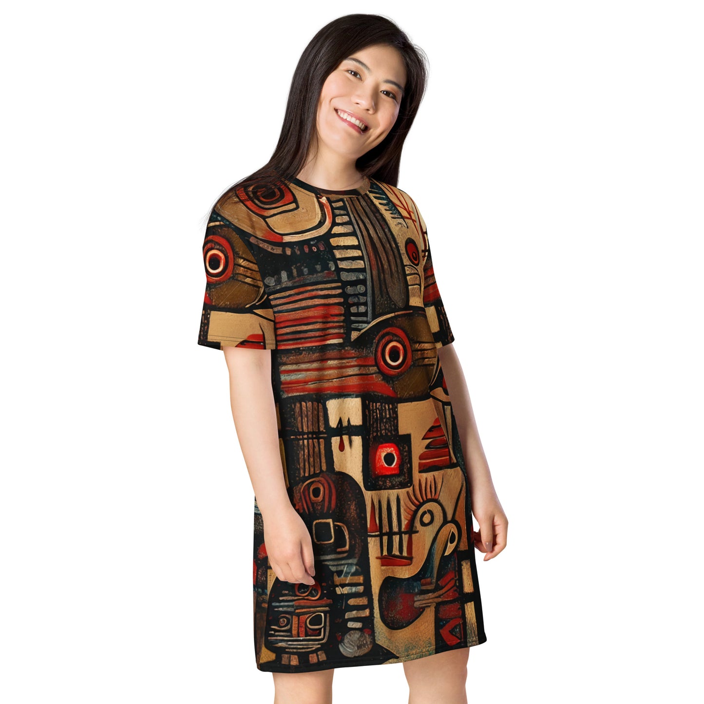 DMV 0256 Retro Art T-shirt dress