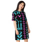 DMV 0122 Boho T-shirt dress