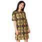 DMV 0224 Geo Boho T-shirt dress