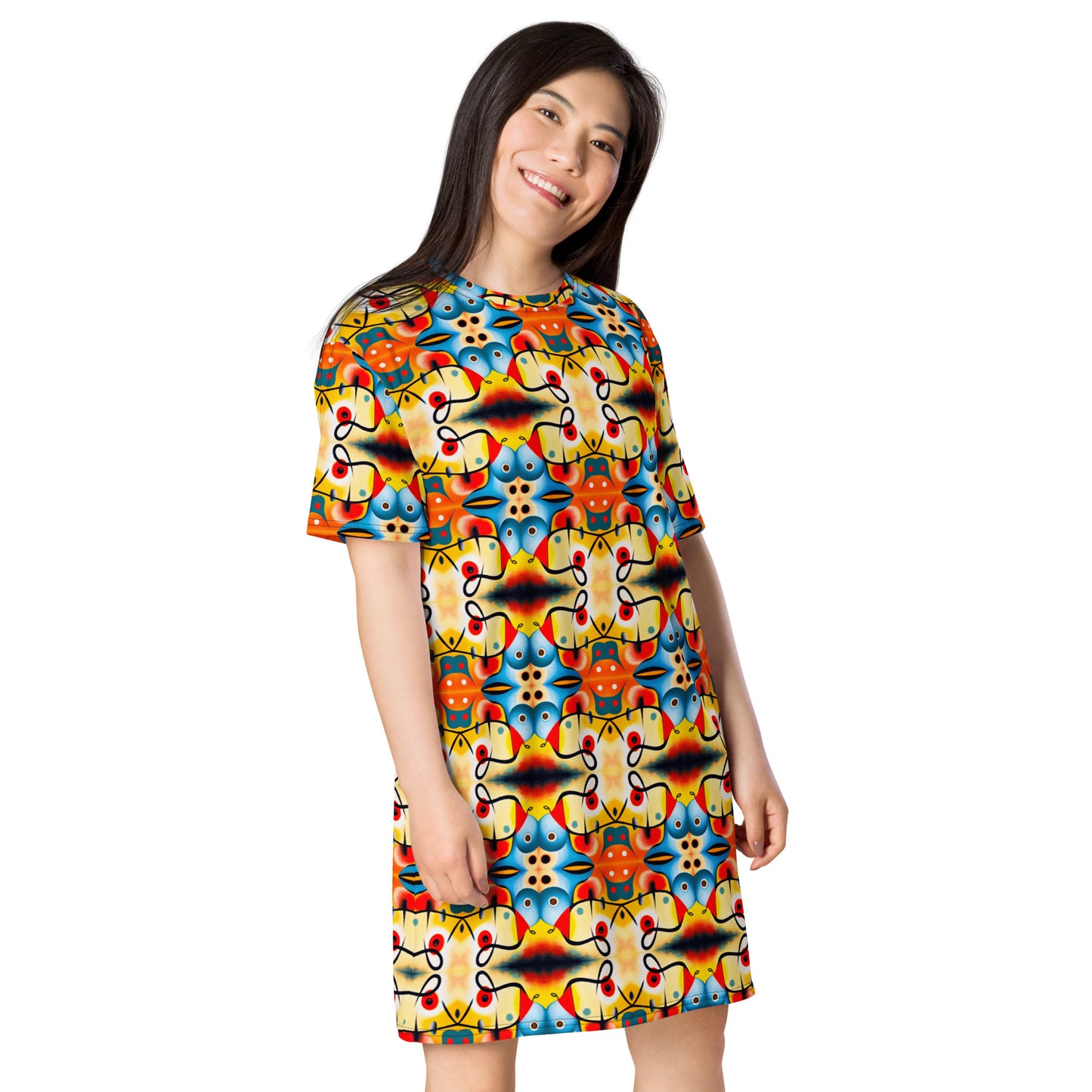 DMV 0103 Vintage Artsy T-shirt dress