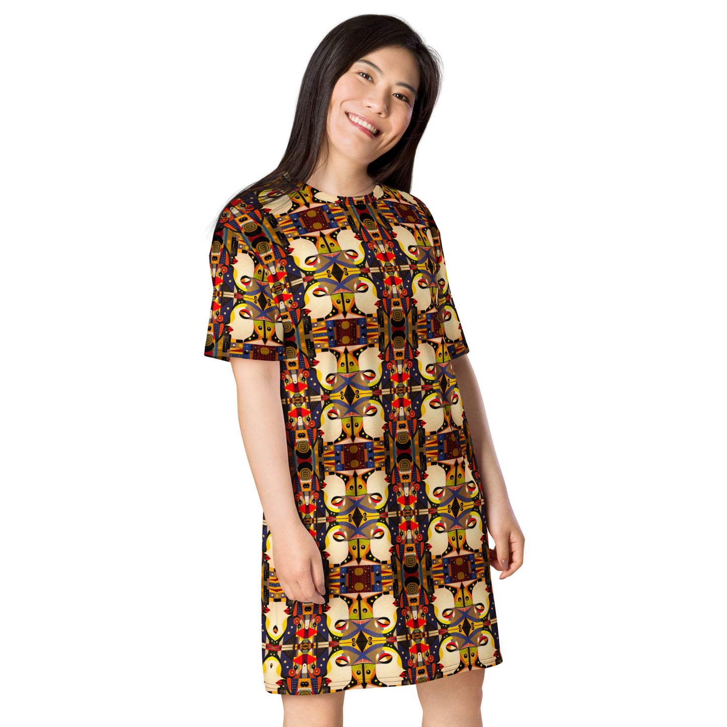 DMV 0176 Chic Boho T-shirt dress