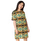 DMV 0405 Vintage Artsy T-shirt dress