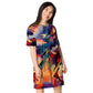 DMV 0308 Abstract Art T-shirt dress