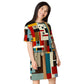 DMV 0413 Abstract Art T-shirt dress