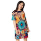 DMV 0404 Floral T-shirt dress