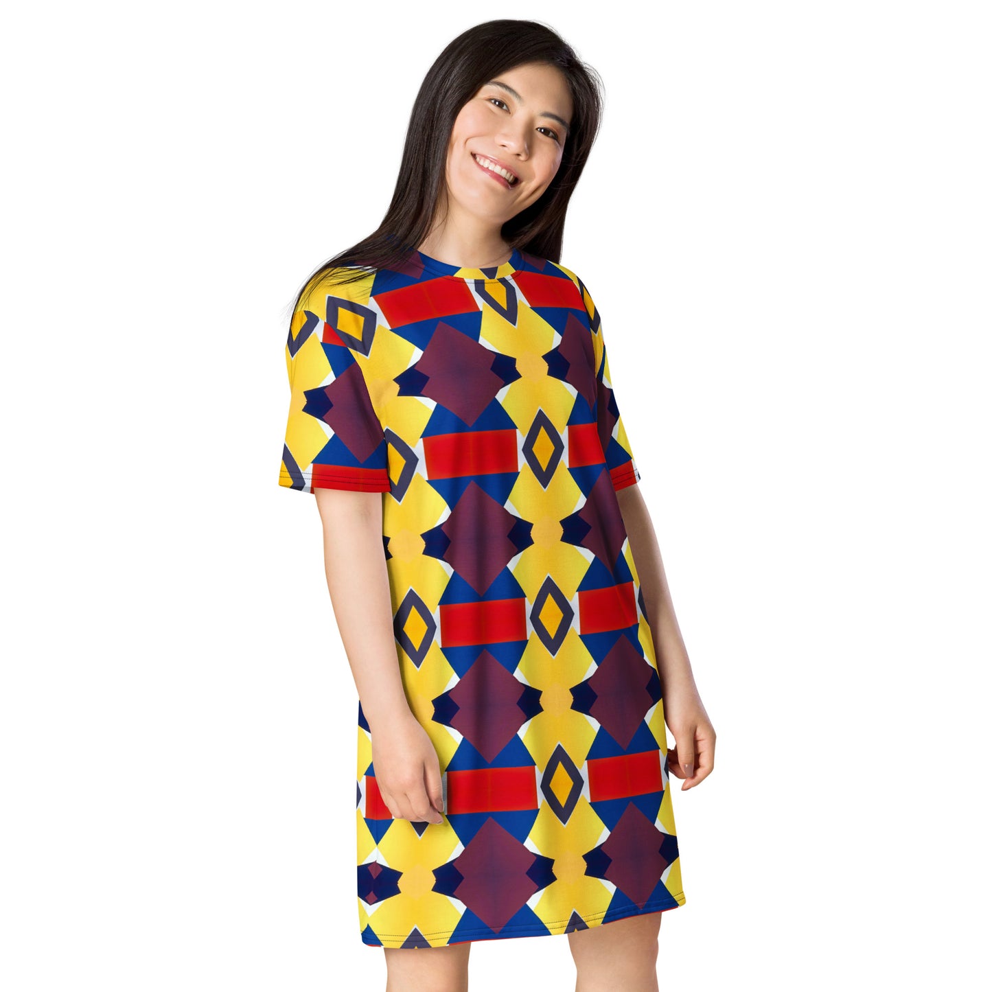 DMV 0418 Classic Boho T-shirt dress