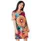 DMV 0293 Floral T-shirt dress