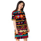 DMV 0409 Boho T-shirt dress