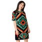 DMV 0154 Boho T-shirt dress