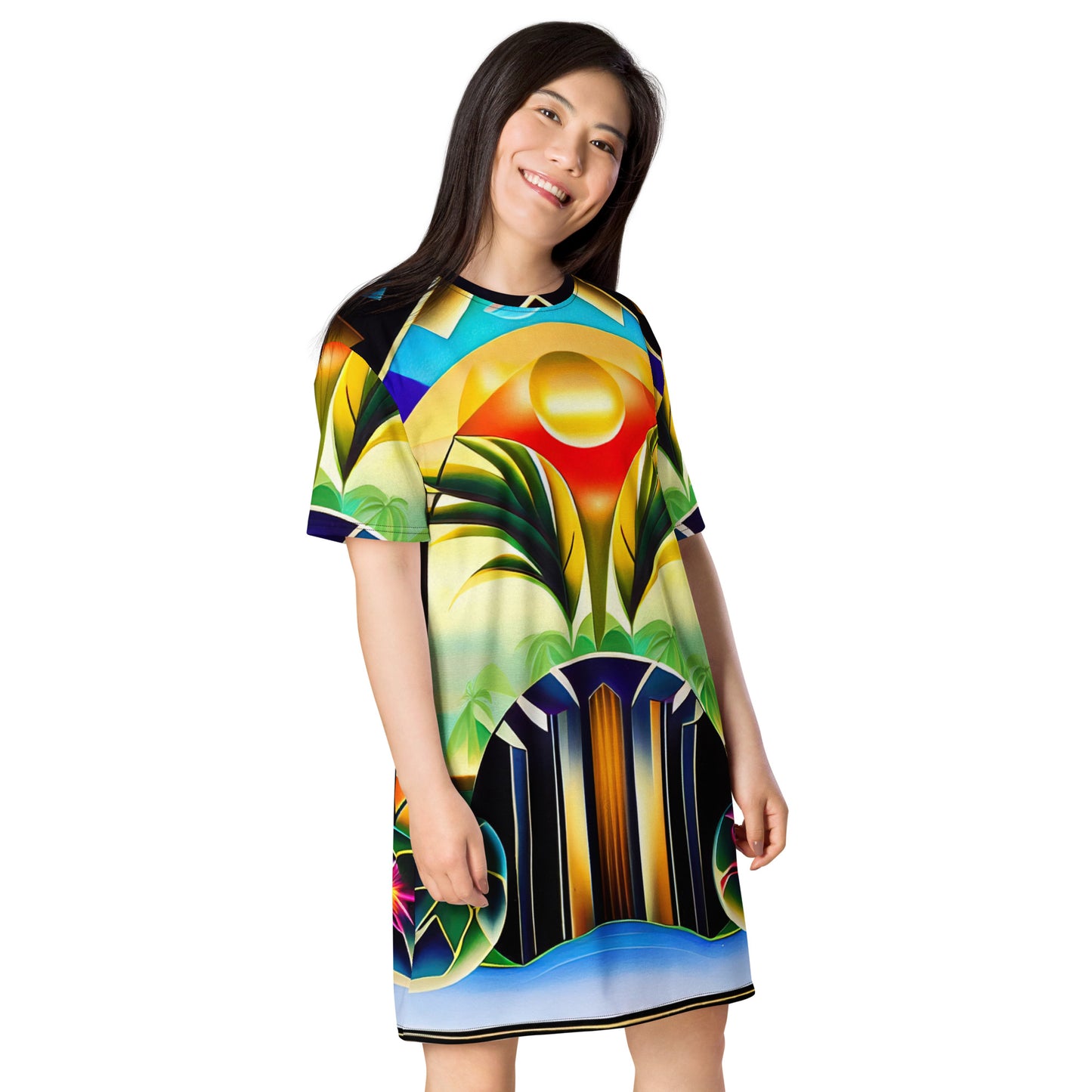 DMV 0258 Retro Art T-shirt dress