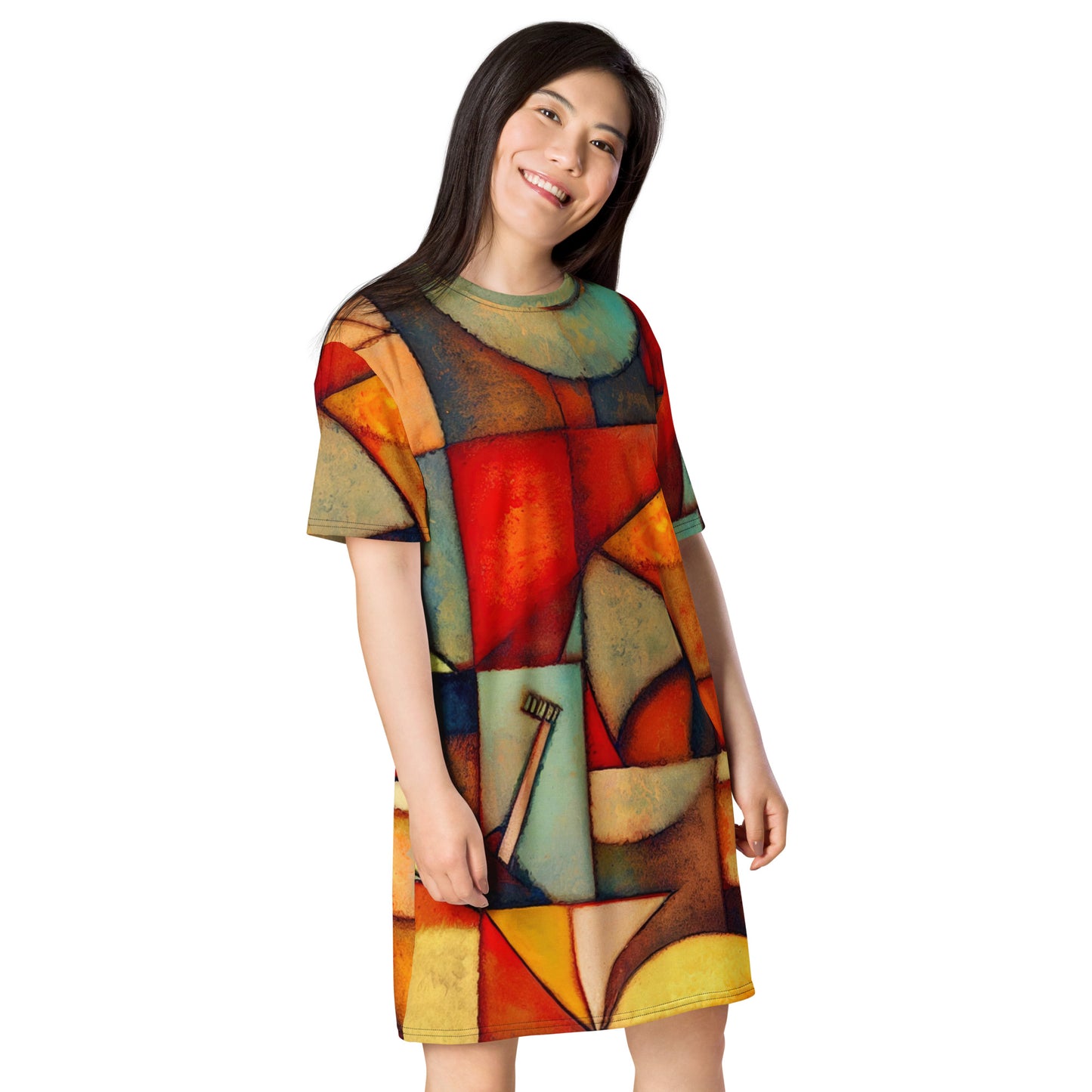 DMV 0298 Retro Art T-shirt dress