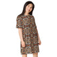 DMV 1349 Chic Boho T-shirt dress