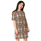 DMV 0863 Chic Boho T-shirt dress