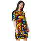 DMV 0397 Psy Art T-shirt dress