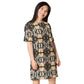 DMV 1140 Geo Boho T-shirt dress