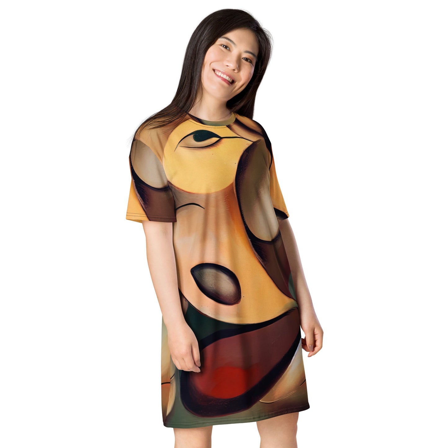 DMV 2016 Abstract Art T-shirt dress