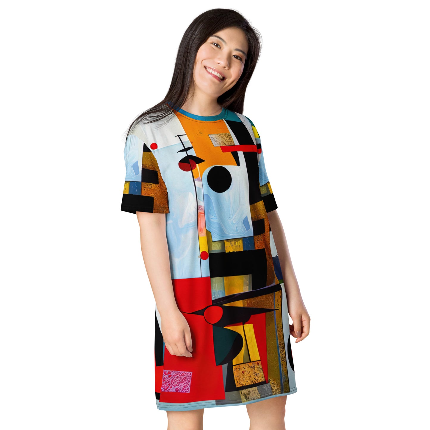 DMV 0554 Retro Art T-shirt dress