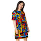 DMV 0714 Psy Art T-shirt dress