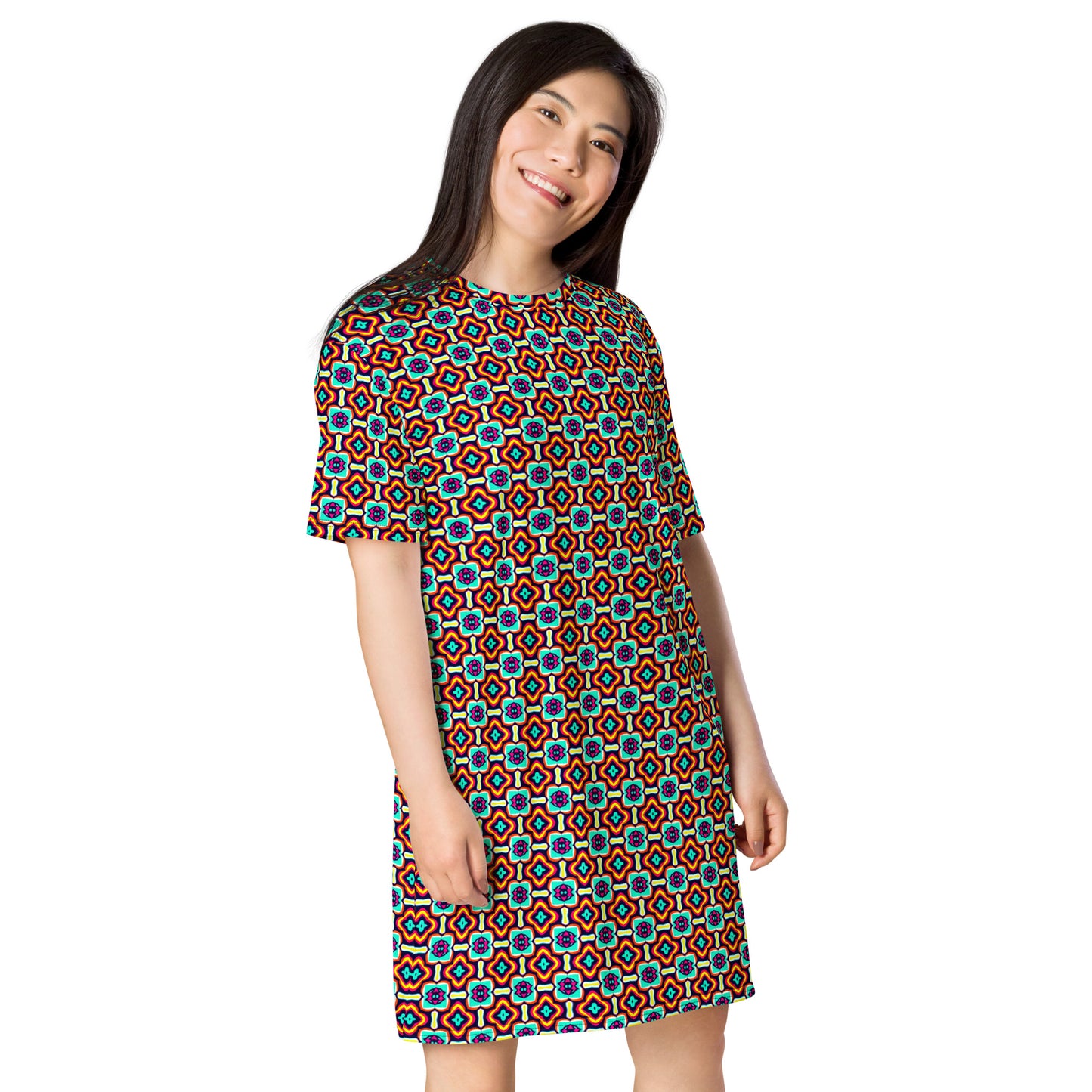 DMV 0490 Vintage Artsy T-shirt dress