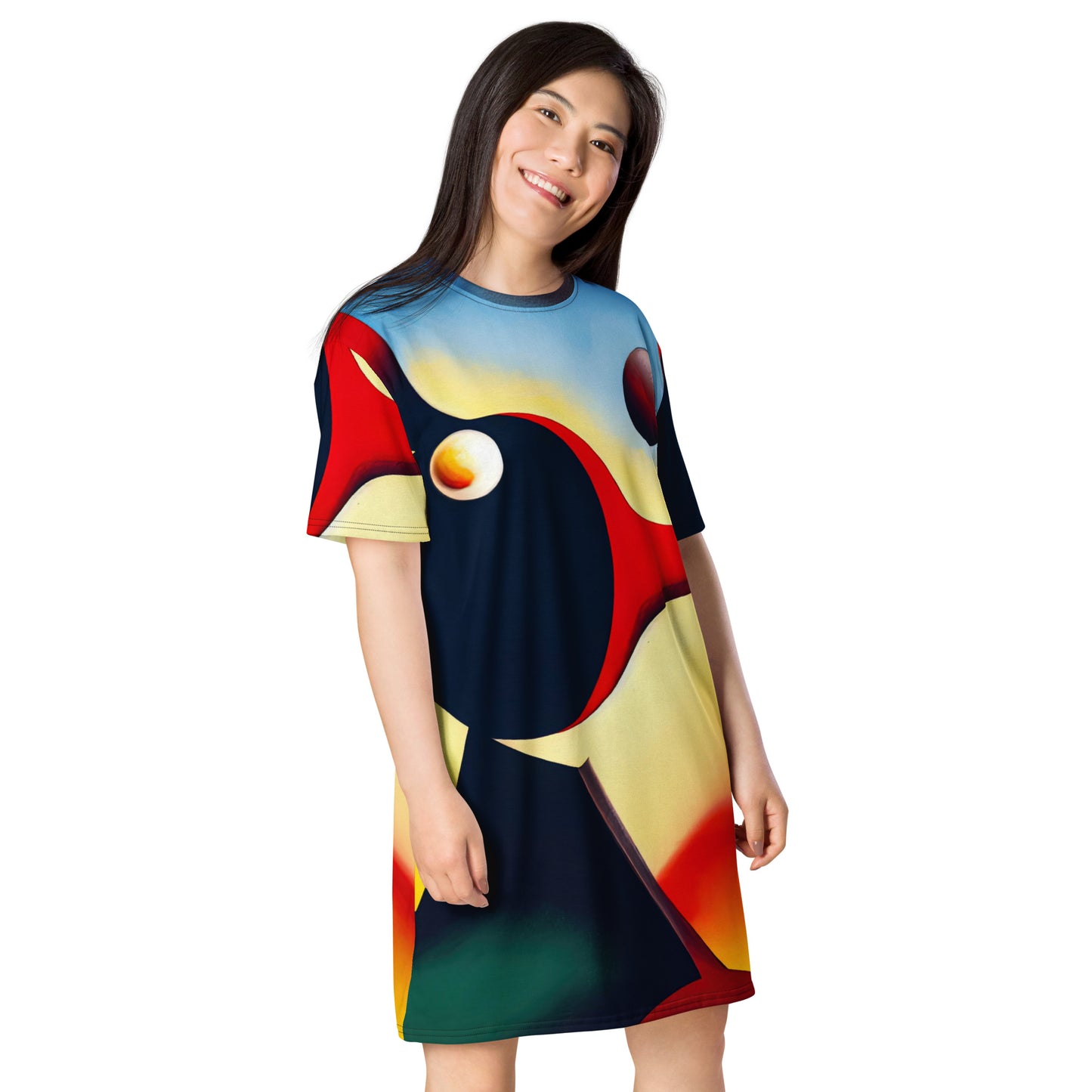 DMV 1296 Retro Art T-shirt dress