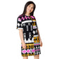 DMV 0542 Boho T-shirt dress