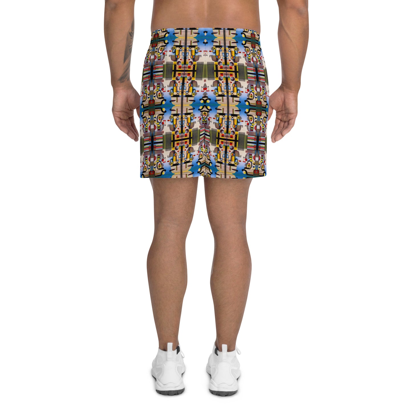 DMV 0345 Chic Boho All-Over Print Unisex Athletic Long Shorts