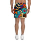 DMV 0969 Floral All-Over Print Unisex Athletic Long Shorts